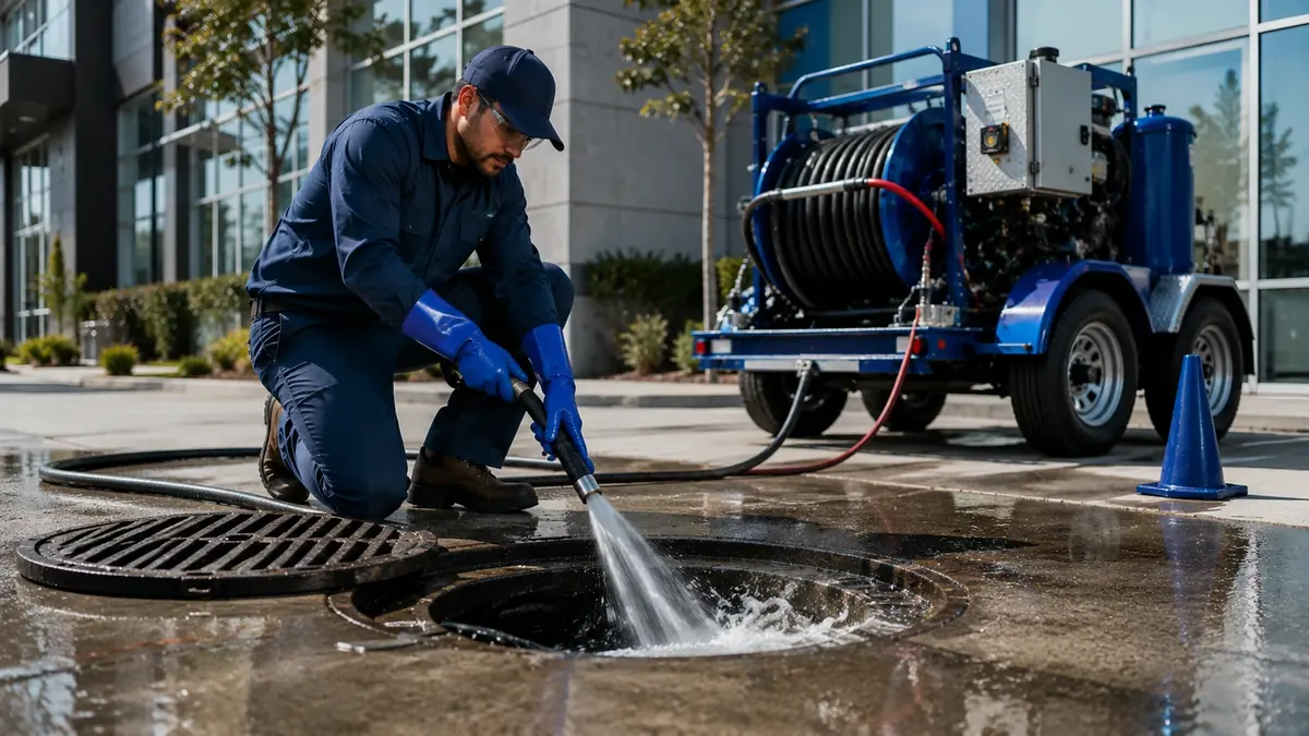 Commercial Hydro Jet Drain Cleaning in Ivanhoe