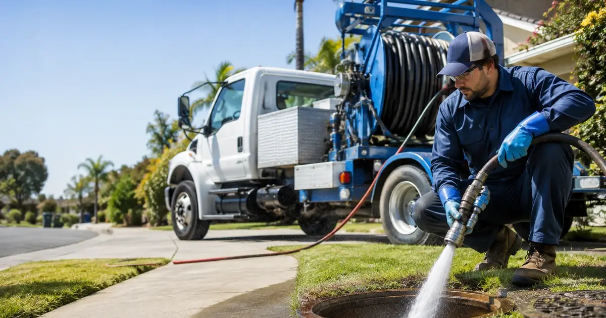 Hydro jet sewer cleaning Ivanhoe