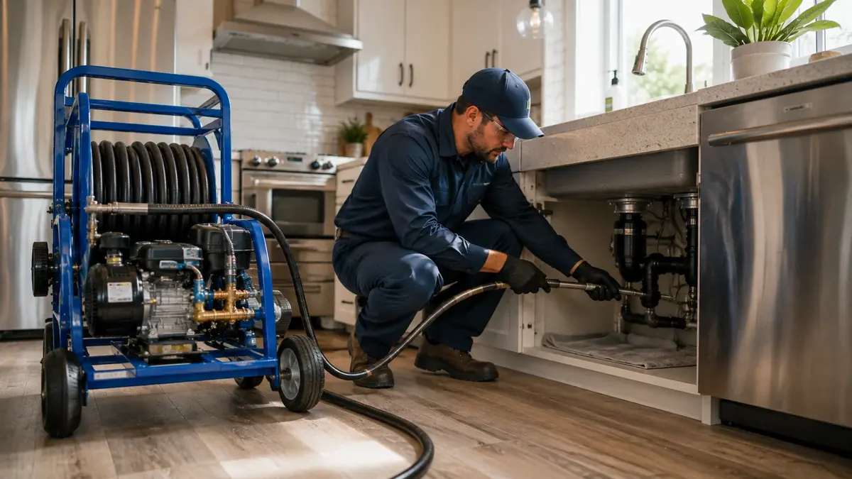Kitchen Drain Hydro Jetting in Ivanhoe