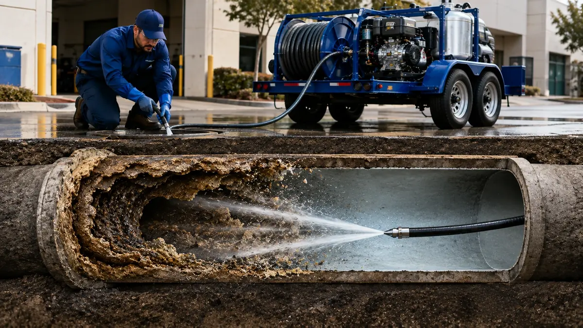 Sewer Pipe Descaling in Ivanhoe
